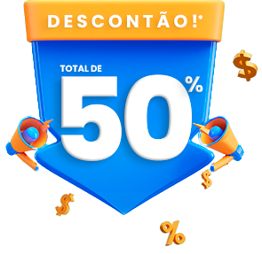 50% de desconto